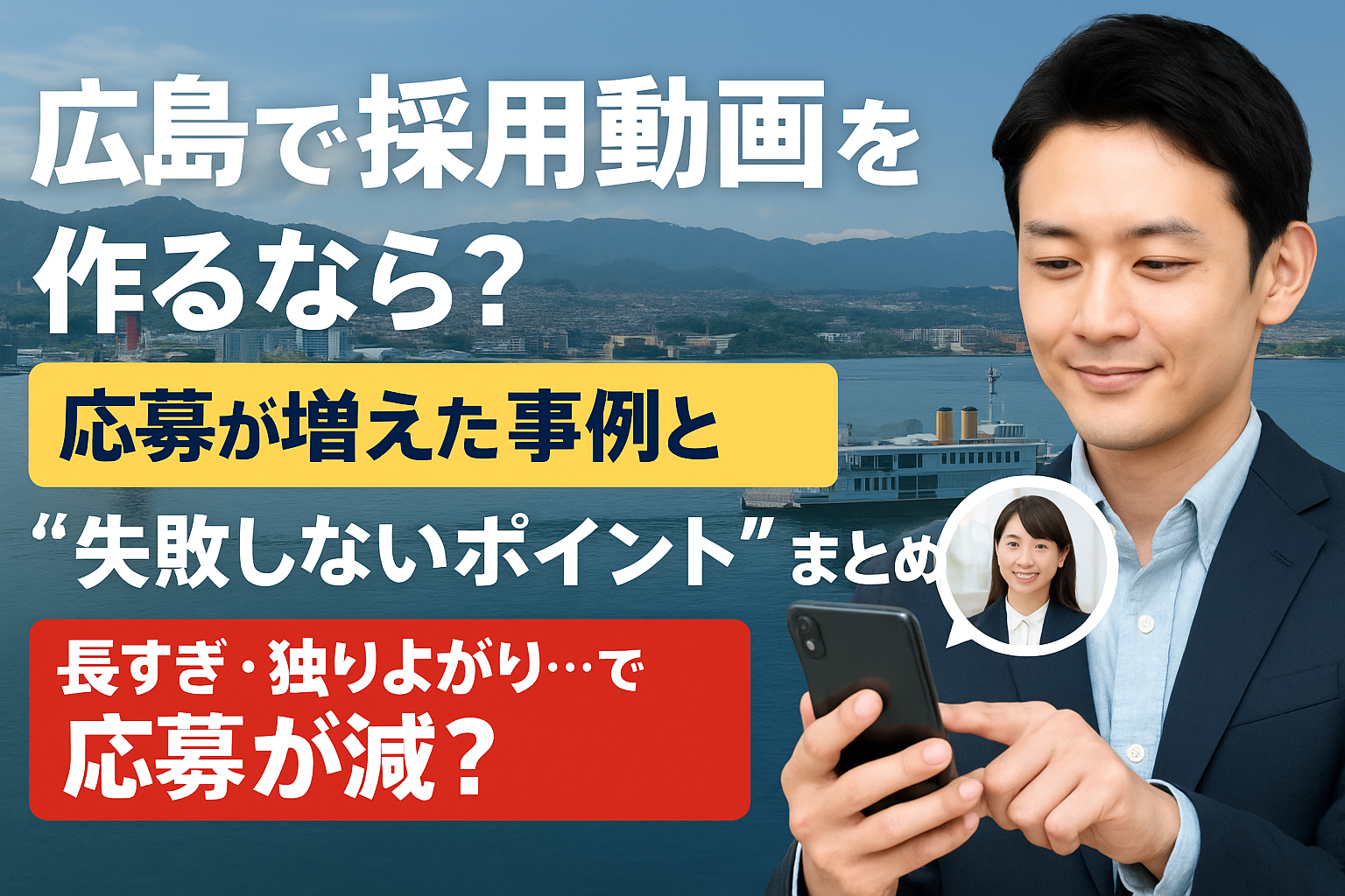 【広島で採用動画を作るなら？】